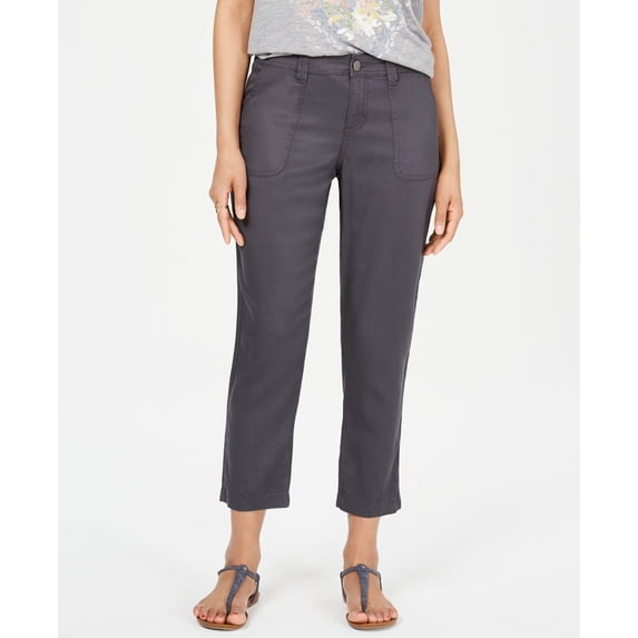 Style & Co Tapered Utility Pants Dark Coal 6