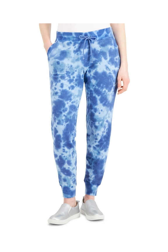 Style & Co Tie Dye Jogger Sweatpants Indust Diamond XL