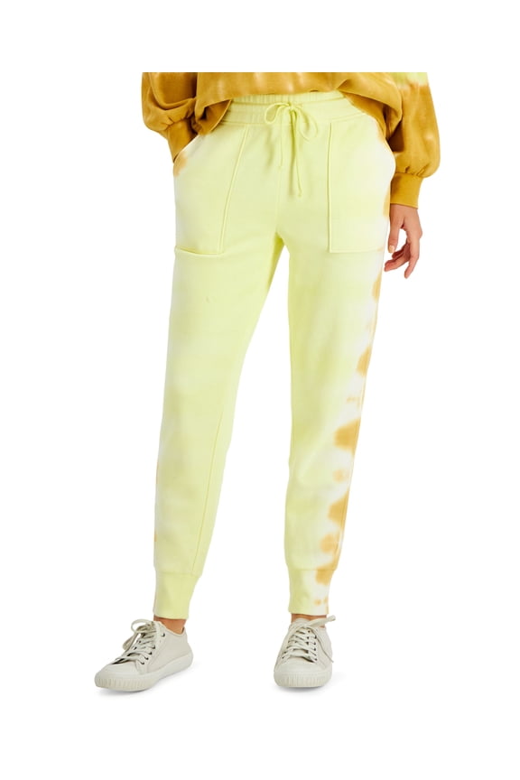 Style & Co Tie Dyed Jogger Sweatpants Sunray Dye M