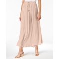 thumbnail image 1 of Style & Co Tie Front Maxi Skirt Crushed Petal XL, 1 of 2