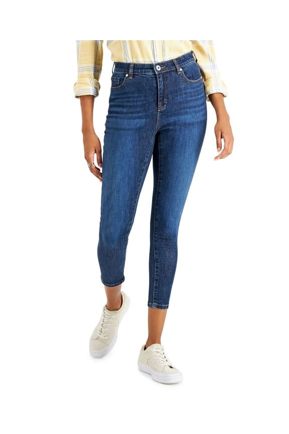 Style & Co True Skinny Wash Ankle Jeans Sundown Wash 8