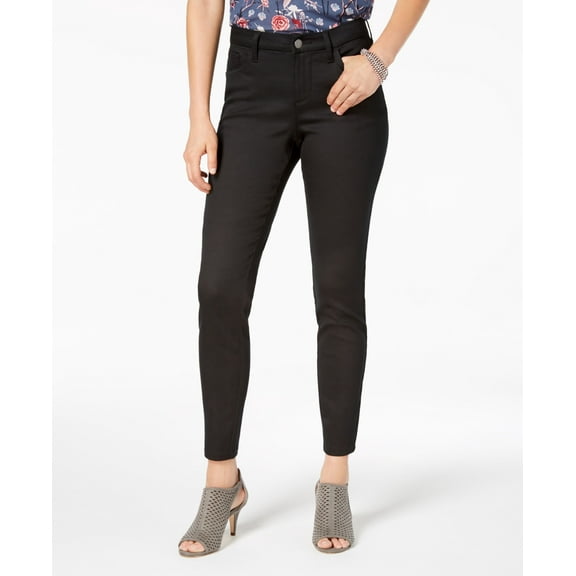 Style & Co Ultra Skinny Pants Deep Black 10