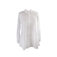 thumbnail image 1 of Style & Co. White Raglan-Sleeve Swing High-Low Shirt S, 1 of 1