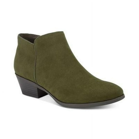 Style Co Wileyy Ankle Booties Moss 6M