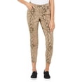 thumbnail image 1 of Style & Co Women's Curvy Tummy Control Printed Skinny Jeans Brown Size 16, 1 of 3