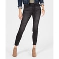 thumbnail image 1 of Style & Co Women's Curvy Tummy Control Skinny Jeans Black Size 10 Petite, 1 of 3
