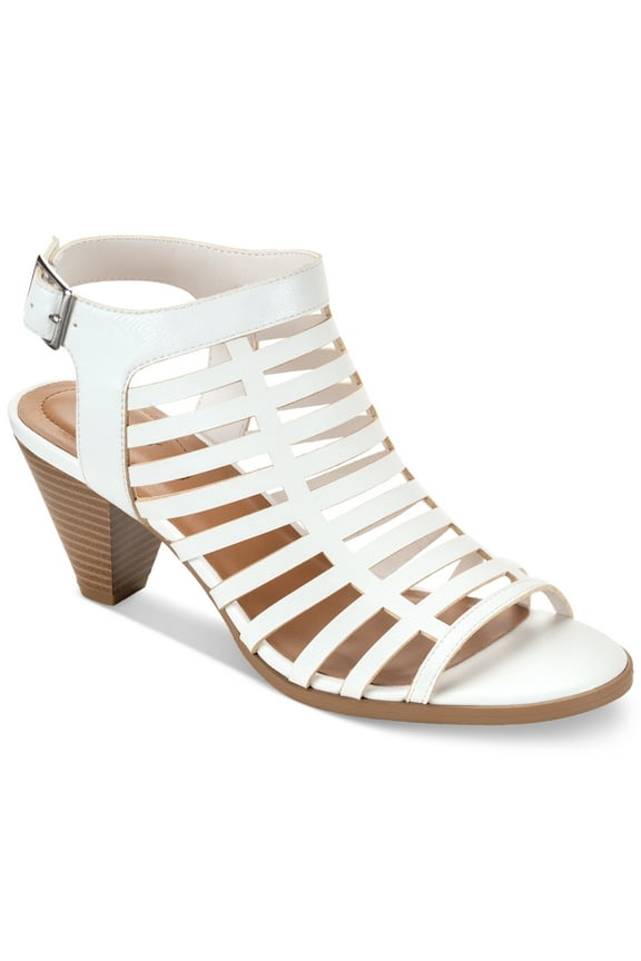 Style & Co Women's Haileyy Shooties Shoes, White Smooth, 11