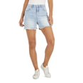 thumbnail image 1 of Style & Co. Women's High Rise Slim Pocket Frayed Denim Shorts Shake (Shake, 8), 1 of 1