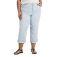 thumbnail image 1 of Style & Co. Women's Mid Rise Curvy Cuffed Capri Jeans Sedona Plus Size 18W, 1 of 7