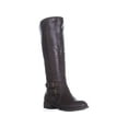 thumbnail image 1 of Style & Co Women's Milah Almond Toe Knee High Riding Boots Brown Size 9.5, 1 of 5