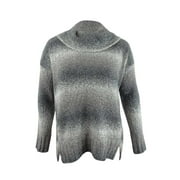 Style & Co. Women's Ombre Boucle Sweater (XL, Grey Combo)
