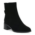 thumbnail image 1 of Style & Co Women's Orleyy Zip Dress Booties, Black Micro, 6, 1 of 1