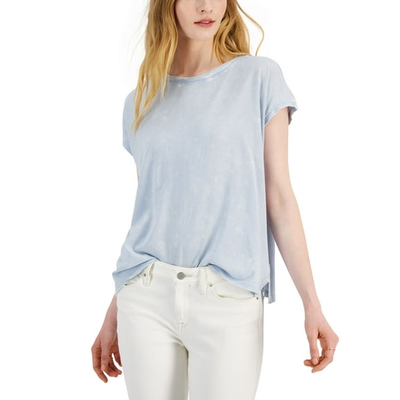 Style & Co Women's Petite Cap-Sleeve Cotton Top