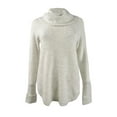 thumbnail image 1 of Style & Co. Women's Petite Cowlneck Sweater (PS, Cream Combo), 1 of 2