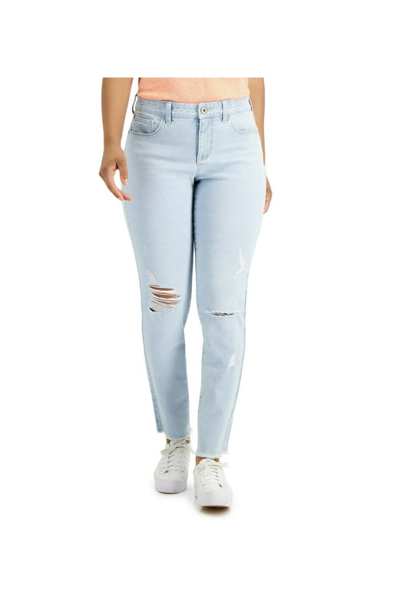 Women's Petite Curvy-Fit Skinny Jeans Coast Wash (Coast Wash, 16)