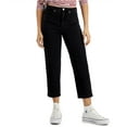 thumbnail image 1 of Style & Co. Women's Petite High-Rise Vintage-Classic Mom Jeans Washed Black (Washed Black, 2P), 1 of 7