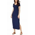 thumbnail image 1 of Style & Co Women's Petite Scoop-Neck Maxi Dress  Blue PM, 1 of 3