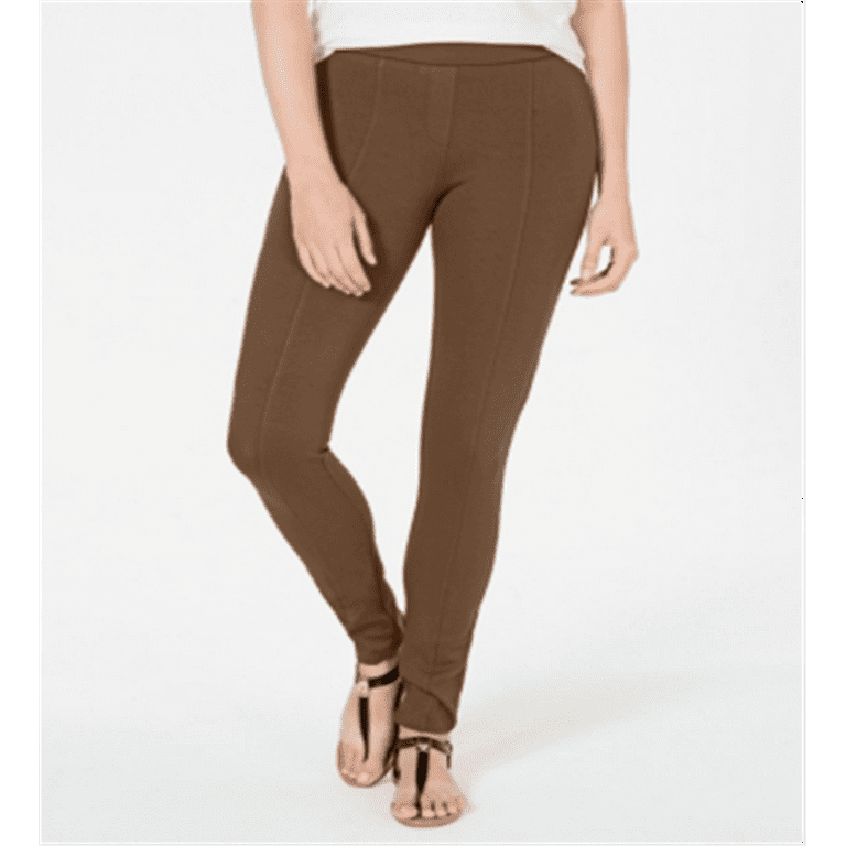 Brown ponte leggings online