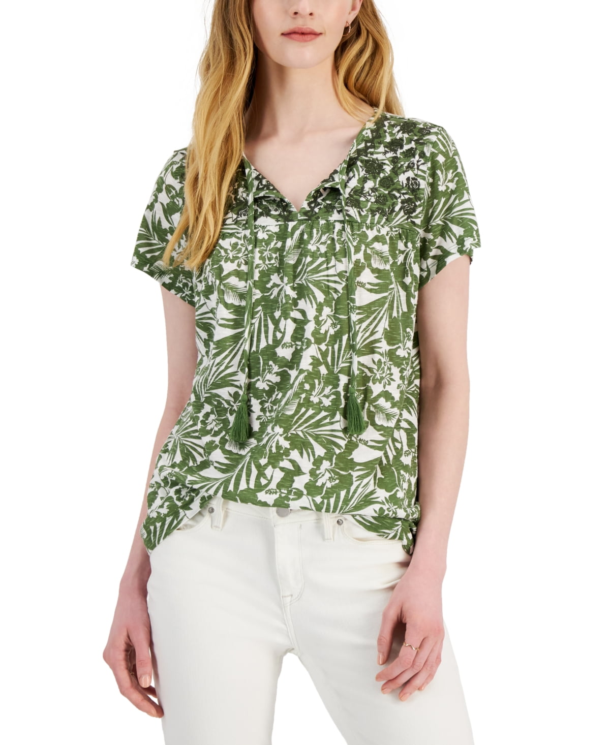 Luna Tassel Tie Top 6301 main image 1