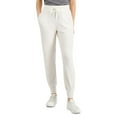 thumbnail image 1 of Style & Co Women's Ribbed Jogger Pants White Size Large, 1 of 3
