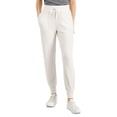 thumbnail image 1 of Style & Co Ribbed Jogger Pants Natural Oat Htr L, 1 of 3