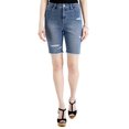 thumbnail image 1 of Style & Co. Women's Ripped Denim Bermuda Shorts Santa Ana Size 14, 1 of 1