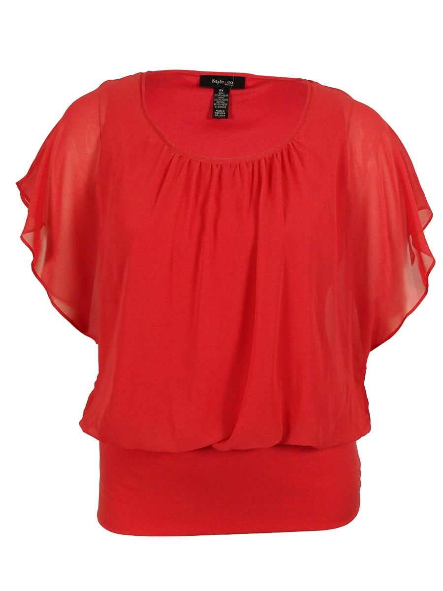 sheer overlay top