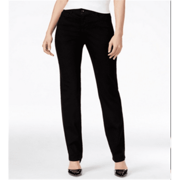 Style & Co Women's Slim-Leg Jeans Black Size 6