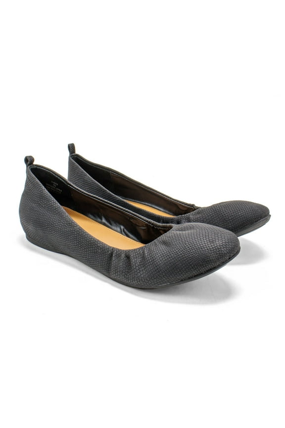Style&Co Women's Vinnie Ballet Flats, Black Snk Nu,10 M US