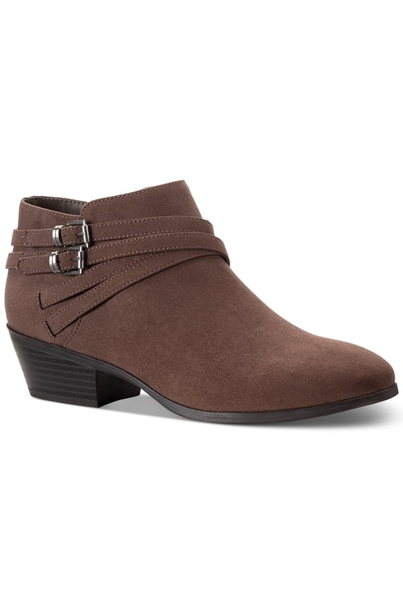 Women's Willoww Booties, Dark Taupe Micro, 7.5