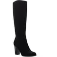 thumbnail image 1 of Style & Co. Womens Addyy Faux Suede Block Heel Knee-High Boots, 1 of 3