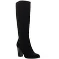 thumbnail image 1 of Style & Co. Womens Addyy Microsuede Pull On Knee-High Boots, 1 of 3