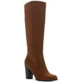 thumbnail image 1 of Style & Co. Womens Addyy Microsuede Pull On Knee-High Boots, 1 of 3