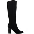 thumbnail image 1 of Style & Co. Addyy Wide-Calf Dress Boots Black Micro  10011011200 Women's Size 7.5, 1 of 3