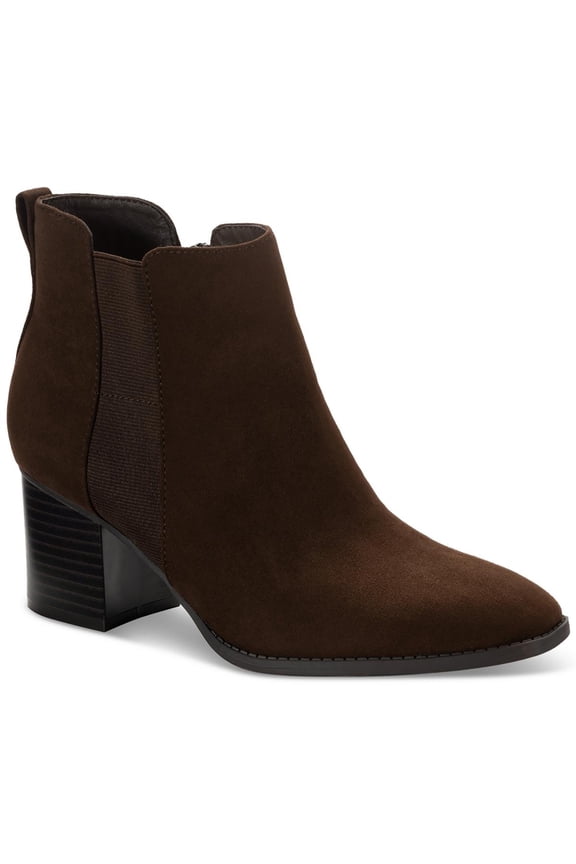 Womens Aloraa Side Zip Square toe Ankle Boots