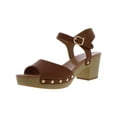 thumbnail image 1 of Style & Co. Womens Anddreas Faux Leather Clog Heel Sandals, 1 of 2