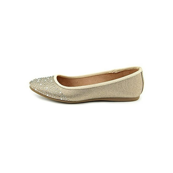 Style & Co. Womens Angelynn Metallic Embellished Ballet Flats