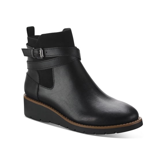 Style & Co. Womens Aryaa Faux Leather Ankle Booties