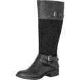 thumbnail image 1 of Style & Co. Womens Ashliie Faux Leather Riding Boots Black 9 Medium (B,M), 1 of 5