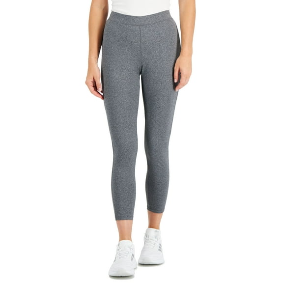 Style & Co Womens Basic Fleece Leggings Cr Charcoal Hthr XS