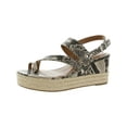 thumbnail image 1 of Style & Co. Womens Bettyy Animal Print Espadrille Wedge Sandals, 1 of 3