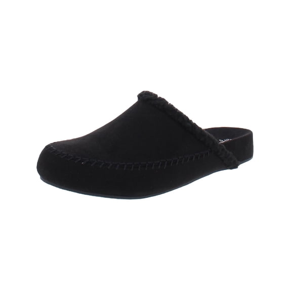 Style & Co. Womens Brooklynn Microsuede Moc Toe Slide Slippers