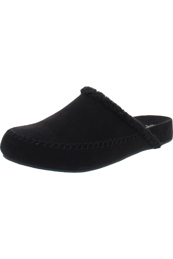 Womens Brooklynn Microsuede Moc Toe Slide Slippers