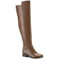 thumbnail image 1 of Style & Co. Womens Charlaa Buckle Faux Leather Over-The-Knee Boots, 1 of 3