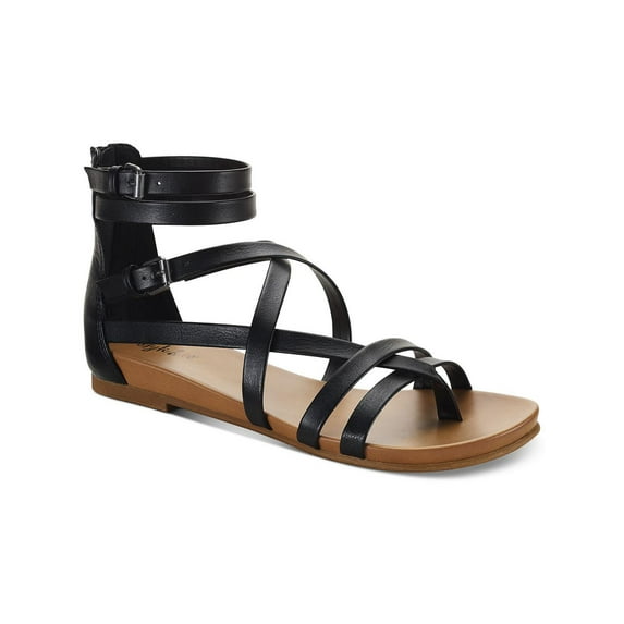 Style & Co. Womens Chelseaa Thong Ankle Strap Wedge Sandals