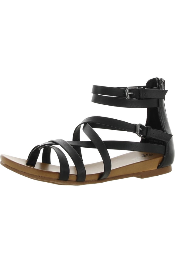Womens Chelseaa Thong Ankle Strap Wedge Sandals