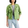 thumbnail image 1 of Style & Co Womens Cinch Hem Utility Jacket Tamarind Gd XS, 1 of 1