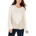 thumbnail image 1 of Style & Co. Womens Colorblocked Pullover Sweater, 1 of 2