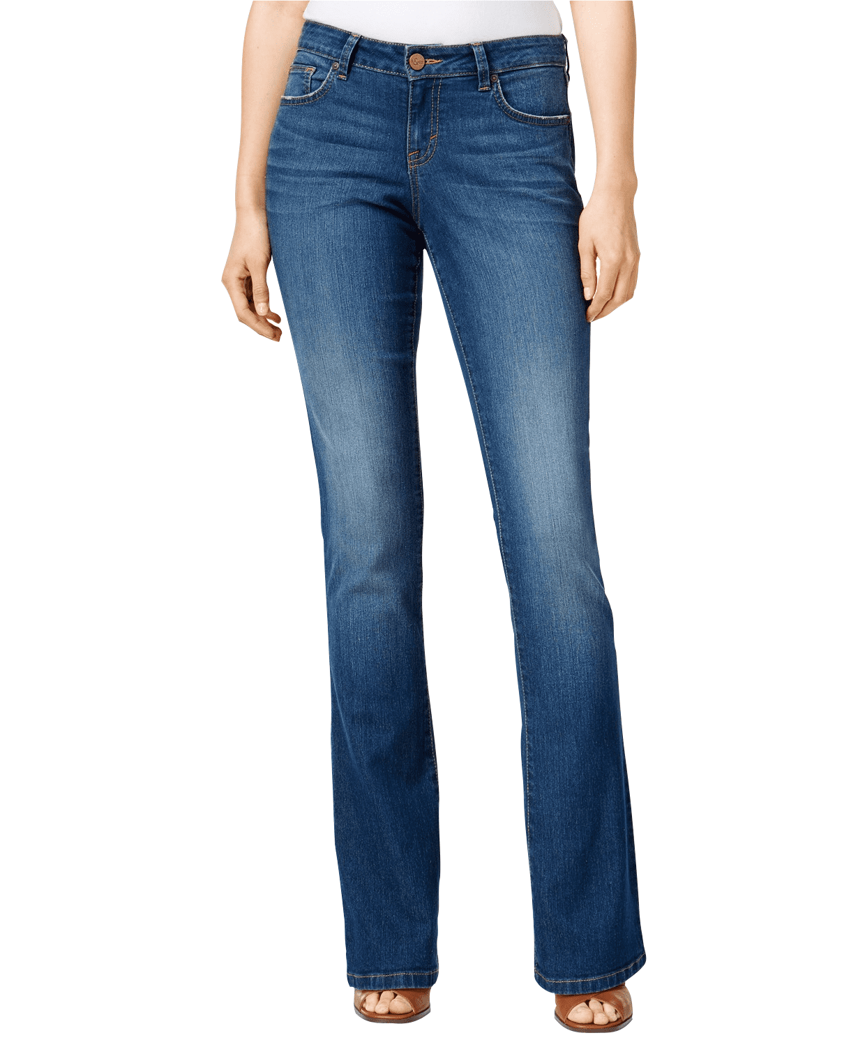 Style & Co. Womens Bootcut Jeans in Womens Jeans | Blue