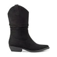 thumbnail image 1 of Style & Co. Womens Dannaa Faux Suede Pull On Cowboy, Western Boots, 1 of 3